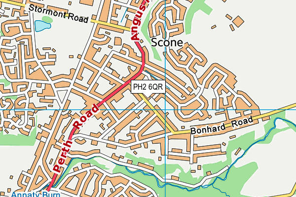 PH2 6QR map - OS VectorMap District (Ordnance Survey) PH2 6QR map - OS VectorMap District (Ordnance Survey)