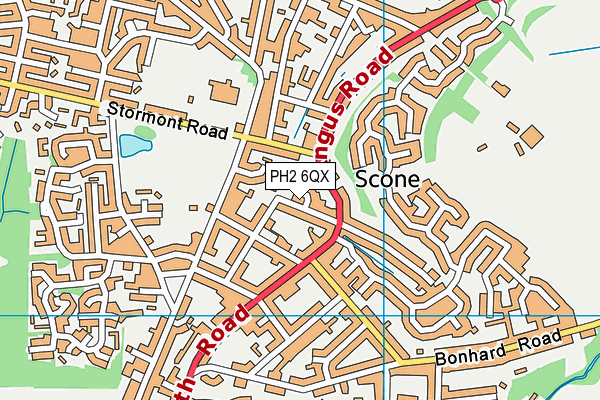 PH2 6QX map - OS VectorMap District (Ordnance Survey) PH2 6QX map - OS VectorMap District (Ordnance Survey)