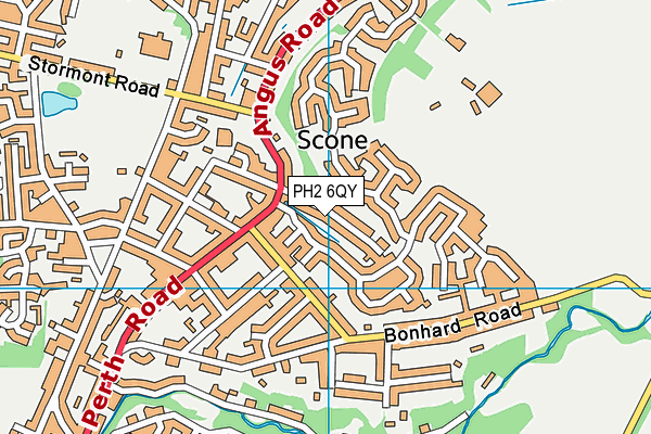 PH2 6QY map - OS VectorMap District (Ordnance Survey) PH2 6QY map - OS VectorMap District (Ordnance Survey)