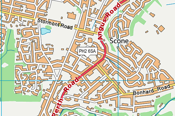 PH2 6SA map - OS VectorMap District (Ordnance Survey) PH2 6SA map - OS VectorMap District (Ordnance Survey)