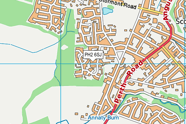 PH2 6SJ map - OS VectorMap District (Ordnance Survey) PH2 6SJ map - OS VectorMap District (Ordnance Survey)