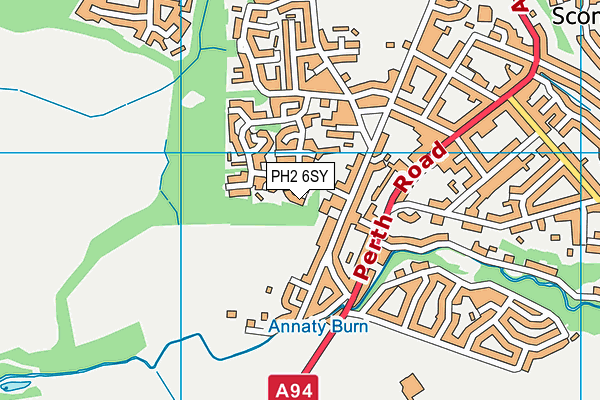 PH2 6SY map - OS VectorMap District (Ordnance Survey) PH2 6SY map - OS VectorMap District (Ordnance Survey)