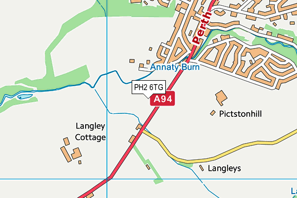 PH2 6TG map - OS VectorMap District (Ordnance Survey) PH2 6TG map - OS VectorMap District (Ordnance Survey)