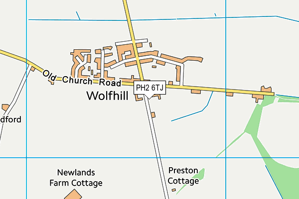 PH2 6TJ map - OS VectorMap District (Ordnance Survey) PH2 6TJ map - OS VectorMap District (Ordnance Survey)