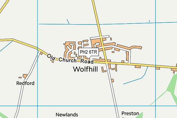 PH2 6TR map - OS VectorMap District (Ordnance Survey) PH2 6TR map - OS VectorMap District (Ordnance Survey)