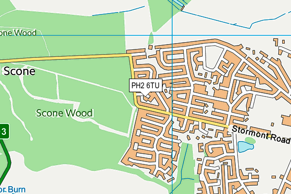 PH2 6TU map - OS VectorMap District (Ordnance Survey) PH2 6TU map - OS VectorMap District (Ordnance Survey)