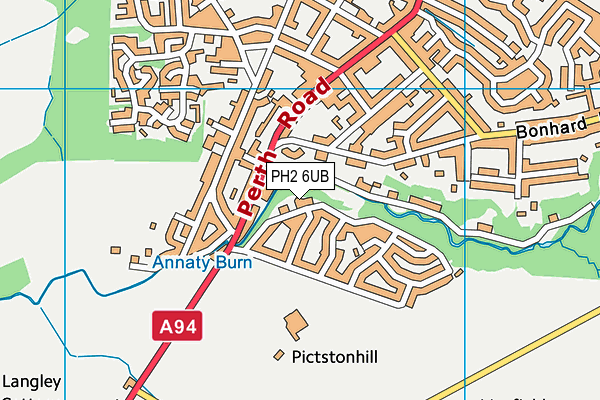 PH2 6UB map - OS VectorMap District (Ordnance Survey) PH2 6UB map - OS VectorMap District (Ordnance Survey)