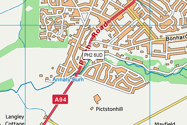 PH2 6UD map - OS VectorMap District (Ordnance Survey)