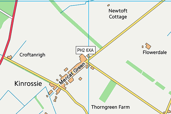PH2 6XA map - OS VectorMap District (Ordnance Survey) PH2 6XA map - OS VectorMap District (Ordnance Survey)