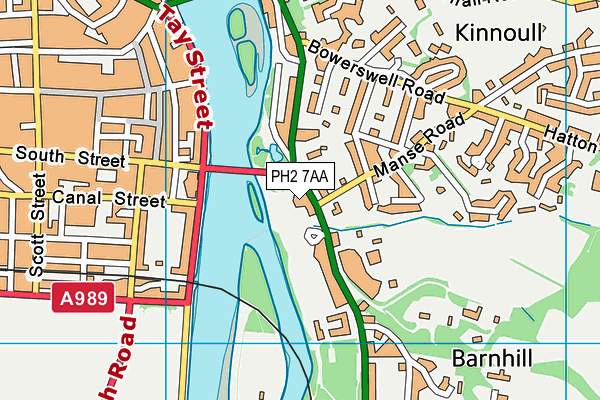 PH2 7AA map - OS VectorMap District (Ordnance Survey) PH2 7AA map - OS VectorMap District (Ordnance Survey)