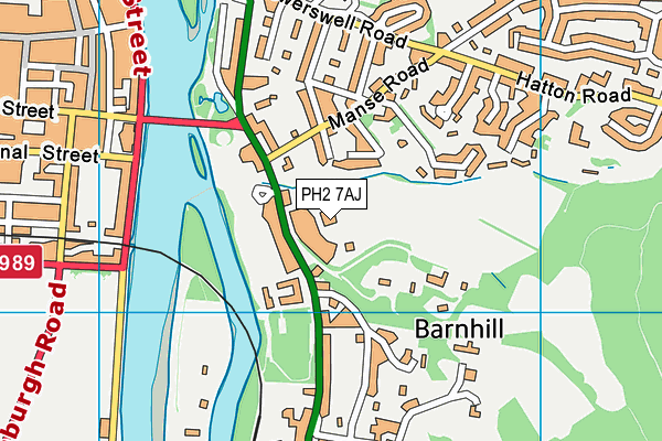 PH2 7AJ map - OS VectorMap District (Ordnance Survey) PH2 7AJ map - OS VectorMap District (Ordnance Survey)