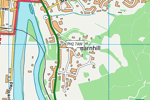 PH2 7AW map - OS VectorMap District (Ordnance Survey) PH2 7AW map - OS VectorMap District (Ordnance Survey)