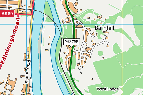 PH2 7BB map - OS VectorMap District (Ordnance Survey) PH2 7BB map - OS VectorMap District (Ordnance Survey)