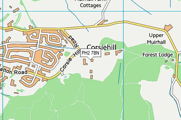 PH2 7BN map - OS VectorMap District (Ordnance Survey) PH2 7BN map - OS VectorMap District (Ordnance Survey)