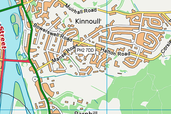 PH2 7DD map - OS VectorMap District (Ordnance Survey) PH2 7DD map - OS VectorMap District (Ordnance Survey)