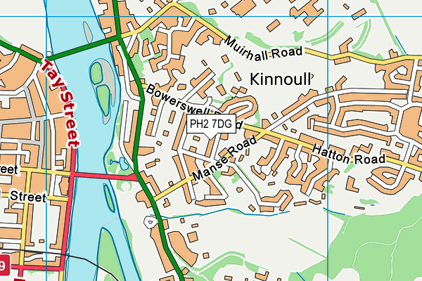 PH2 7DG map - OS VectorMap District (Ordnance Survey) PH2 7DG map - OS VectorMap District (Ordnance Survey)