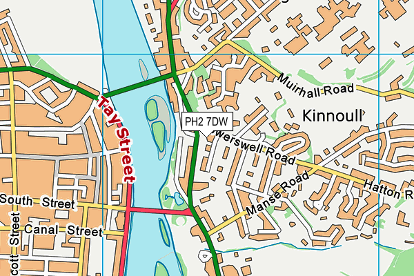 PH2 7DW map - OS VectorMap District (Ordnance Survey) PH2 7DW map - OS VectorMap District (Ordnance Survey)