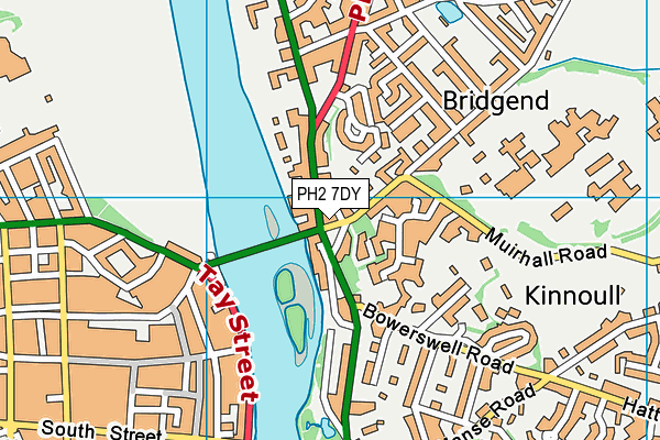 PH2 7DY map - OS VectorMap District (Ordnance Survey) PH2 7DY map - OS VectorMap District (Ordnance Survey)
