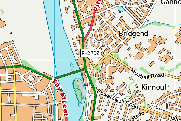 PH2 7DZ map - OS VectorMap District (Ordnance Survey) PH2 7DZ map - OS VectorMap District (Ordnance Survey)