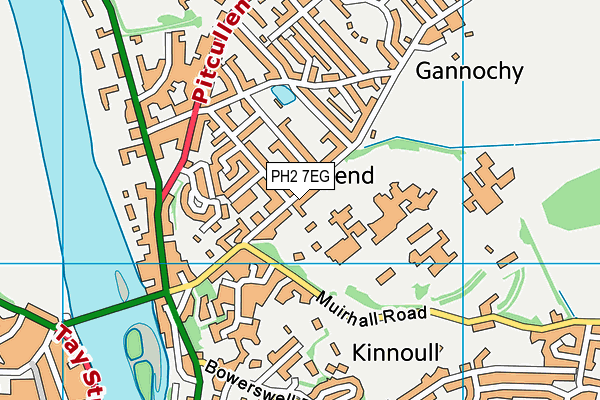 PH2 7EG map - OS VectorMap District (Ordnance Survey)