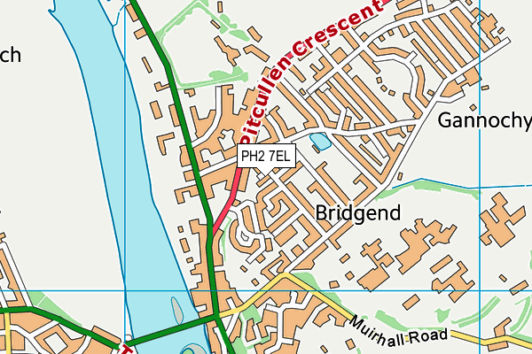 PH2 7EL map - OS VectorMap District (Ordnance Survey) PH2 7EL map - OS VectorMap District (Ordnance Survey)
