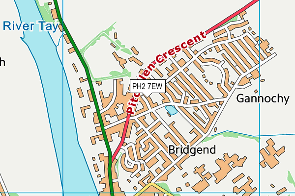 PH2 7EW map - OS VectorMap District (Ordnance Survey) PH2 7EW map - OS VectorMap District (Ordnance Survey)