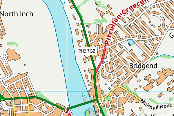 PH2 7GZ map - OS VectorMap District (Ordnance Survey) PH2 7GZ map - OS VectorMap District (Ordnance Survey)