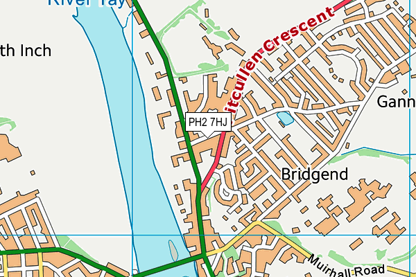 PH2 7HJ map - OS VectorMap District (Ordnance Survey) PH2 7HJ map - OS VectorMap District (Ordnance Survey)