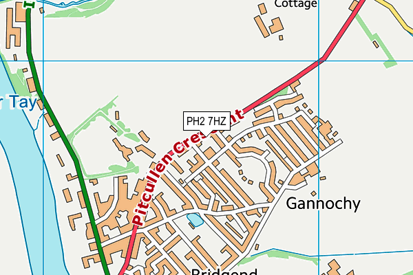 PH2 7HZ map - OS VectorMap District (Ordnance Survey) PH2 7HZ map - OS VectorMap District (Ordnance Survey)