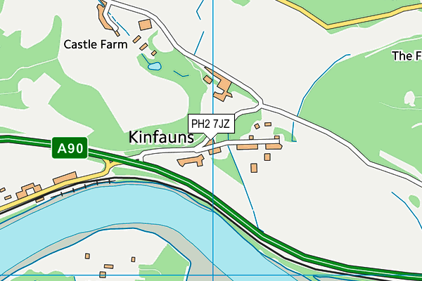 PH2 7JZ map - OS VectorMap District (Ordnance Survey) PH2 7JZ map - OS VectorMap District (Ordnance Survey)