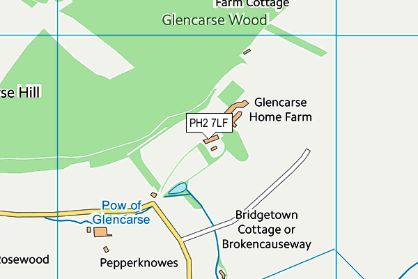 PH2 7LF map - OS VectorMap District (Ordnance Survey) PH2 7LF map - OS VectorMap District (Ordnance Survey)