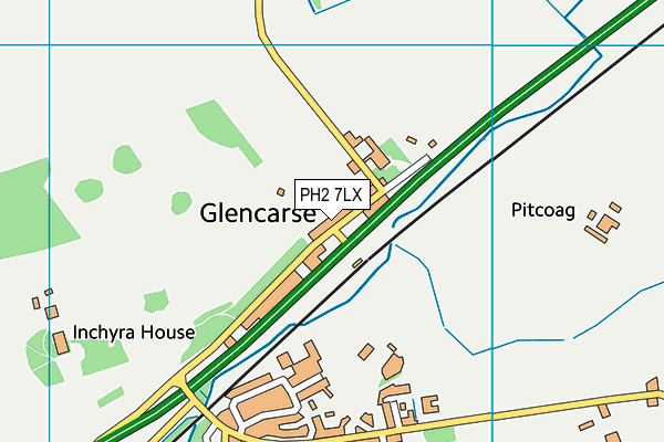 PH2 7LX map - OS VectorMap District (Ordnance Survey) PH2 7LX map - OS VectorMap District (Ordnance Survey)