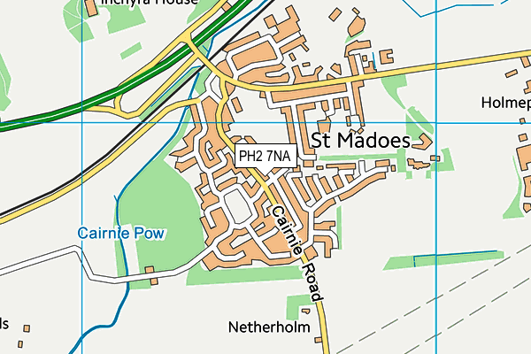 PH2 7NA map - OS VectorMap District (Ordnance Survey) PH2 7NA map - OS VectorMap District (Ordnance Survey)