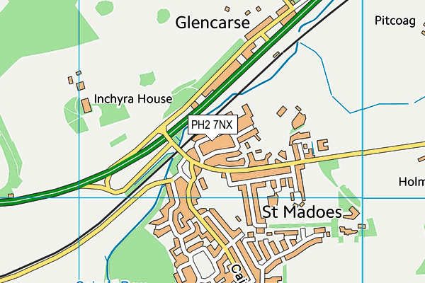 PH2 7NX map - OS VectorMap District (Ordnance Survey) PH2 7NX map - OS VectorMap District (Ordnance Survey)