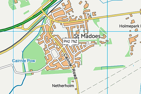 PH2 7NZ map - OS VectorMap District (Ordnance Survey) PH2 7NZ map - OS VectorMap District (Ordnance Survey)