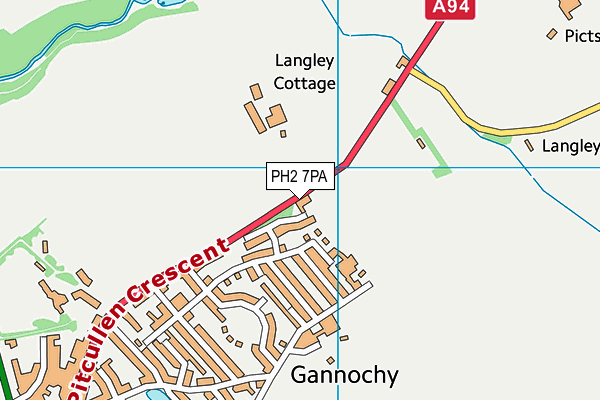 PH2 7PA map - OS VectorMap District (Ordnance Survey) PH2 7PA map - OS VectorMap District (Ordnance Survey)