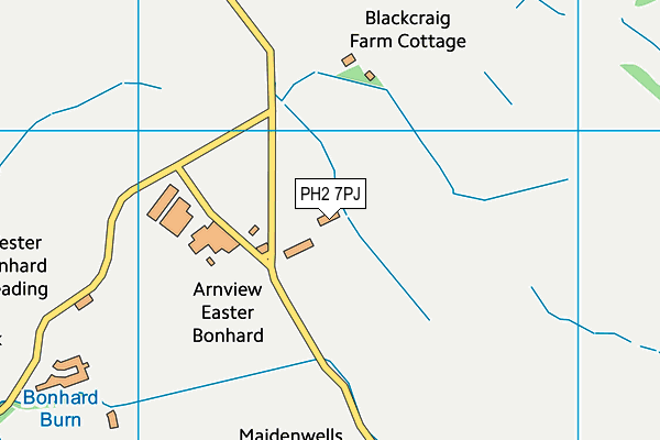 PH2 7PJ map - OS VectorMap District (Ordnance Survey) PH2 7PJ map - OS VectorMap District (Ordnance Survey)