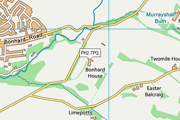 PH2 7PQ map - OS VectorMap District (Ordnance Survey) PH2 7PQ map - OS VectorMap District (Ordnance Survey)