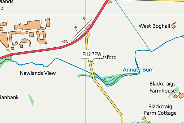 PH2 7PW map - OS VectorMap District (Ordnance Survey) PH2 7PW map - OS VectorMap District (Ordnance Survey)