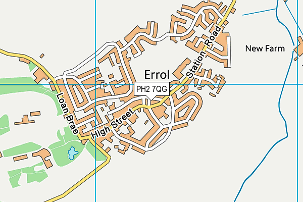 PH2 7QG map - OS VectorMap District (Ordnance Survey) PH2 7QG map - OS VectorMap District (Ordnance Survey)