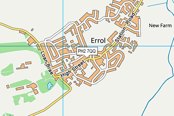 PH2 7QQ map - OS VectorMap District (Ordnance Survey) PH2 7QQ map - OS VectorMap District (Ordnance Survey)