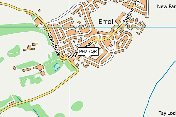 PH2 7QR map - OS VectorMap District (Ordnance Survey) PH2 7QR map - OS VectorMap District (Ordnance Survey)