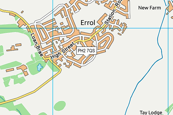 PH2 7QS map - OS VectorMap District (Ordnance Survey) PH2 7QS map - OS VectorMap District (Ordnance Survey)