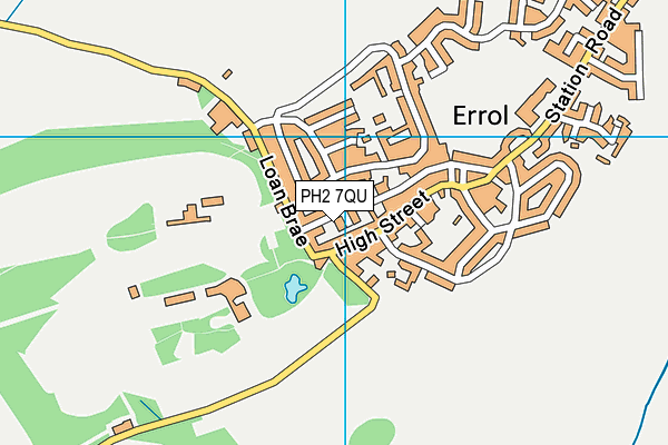 PH2 7QU map - OS VectorMap District (Ordnance Survey) PH2 7QU map - OS VectorMap District (Ordnance Survey)