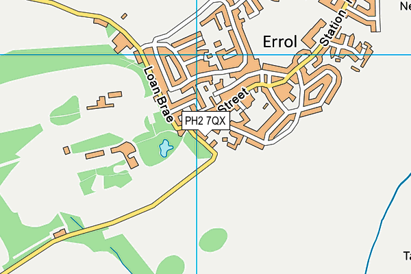 PH2 7QX map - OS VectorMap District (Ordnance Survey) PH2 7QX map - OS VectorMap District (Ordnance Survey)
