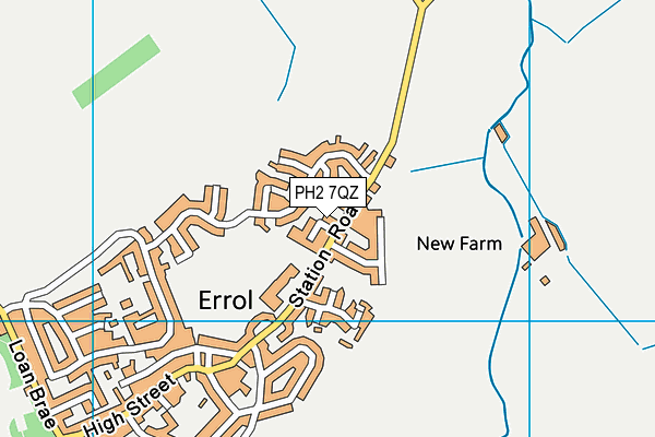 PH2 7QZ map - OS VectorMap District (Ordnance Survey) PH2 7QZ map - OS VectorMap District (Ordnance Survey)