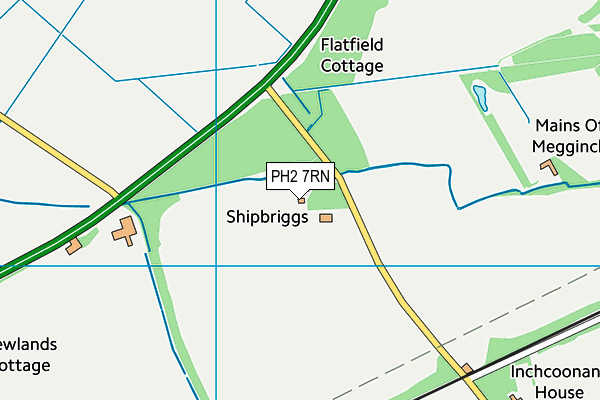 PH2 7RN map - OS VectorMap District (Ordnance Survey) PH2 7RN map - OS VectorMap District (Ordnance Survey)