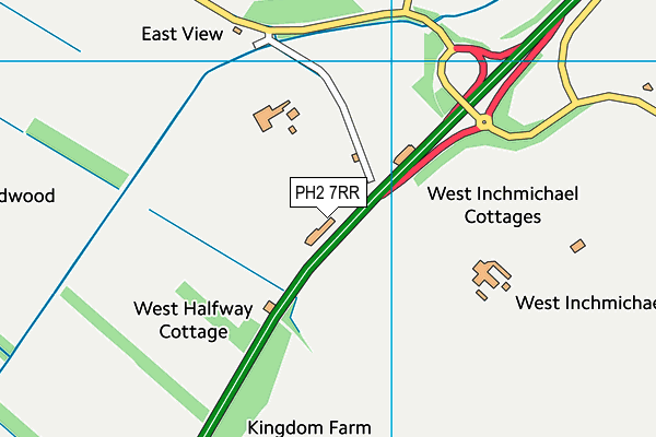 PH2 7RR map - OS VectorMap District (Ordnance Survey) PH2 7RR map - OS VectorMap District (Ordnance Survey)