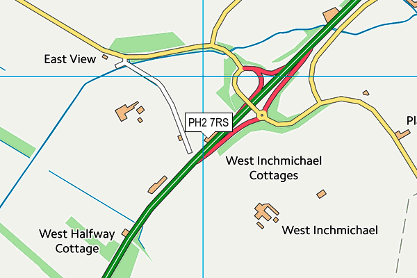 PH2 7RS map - OS VectorMap District (Ordnance Survey) PH2 7RS map - OS VectorMap District (Ordnance Survey)