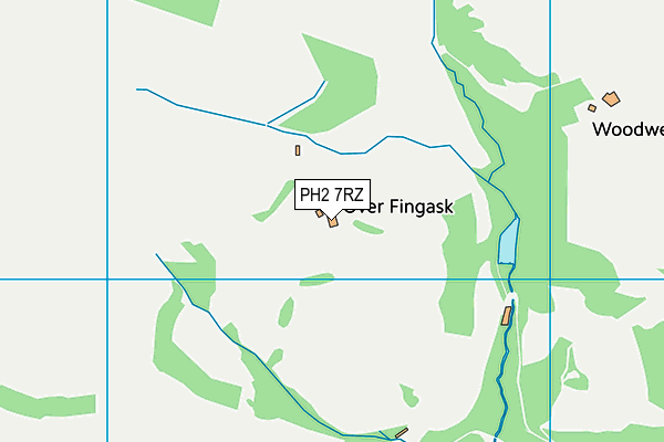 PH2 7RZ map - OS VectorMap District (Ordnance Survey) PH2 7RZ map - OS VectorMap District (Ordnance Survey)